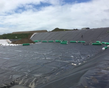 แผ่นรองพื้นบ่อ Geomembrane กันซึม 0.5-2 มม 5