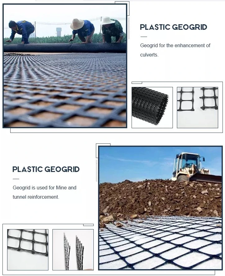 Polypropylene HDPE PP Biaxial Uniaxial Geogrid Rapid Construction 2