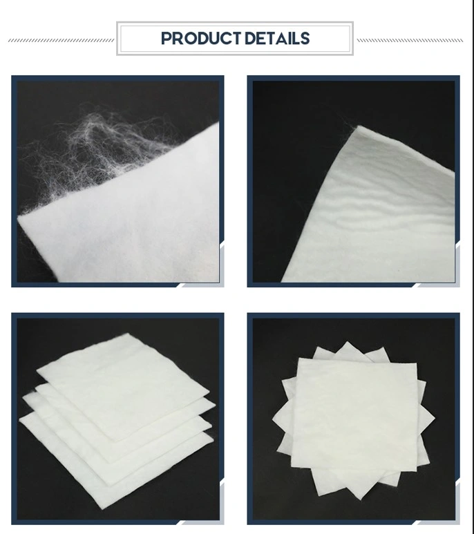 เส้นใยใยยาวเข็มเจาะ Geotextile สำหรับการย่อยทางหลวง 0