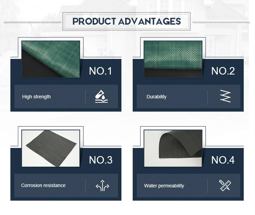 เสถียรภาพผ้าทอที่ผ่านการรับรอง PP Woven Geotextile สำหรับการเสริมแรงของดิน 1
