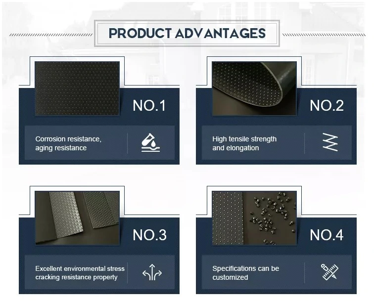 1.5mm HDPE Geomembrane สําหรับโครงการเก็บขยะในฟิลิปปินส์ 0