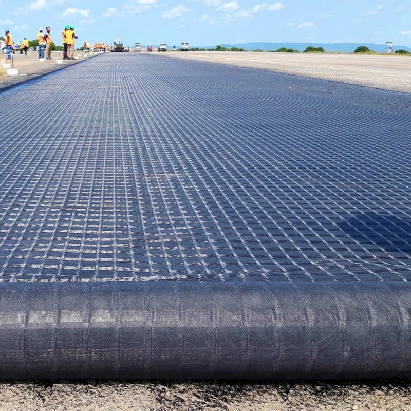 สายใยแก้ว Geogrid เสริมผสมผสาน ไม่เนื้อเยื่อ 3