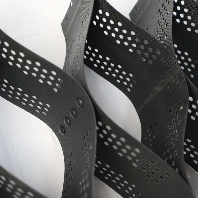 HDPE เครื่องพัดกรวยระบบวัสดุการขับขี่ Geocell เนื้อผงสําหรับการเสริมสร้างถนน 2