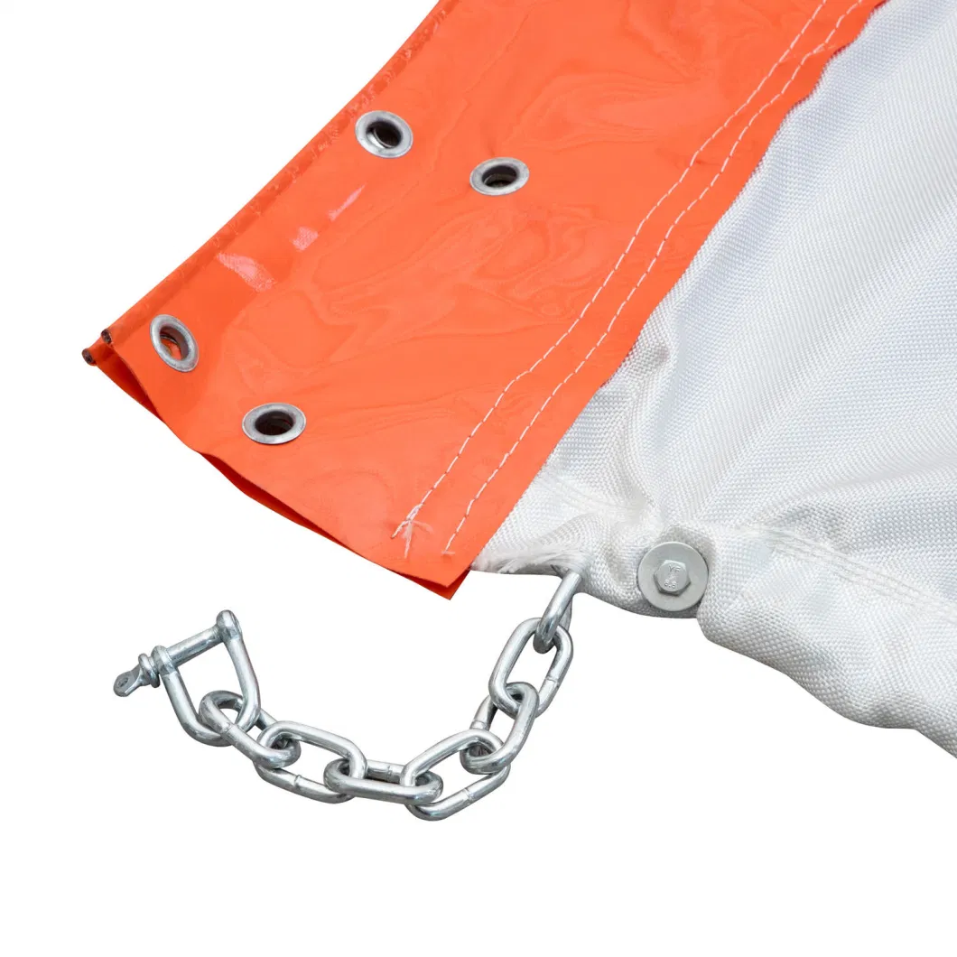 ผ้าม่านดิน Pvc พลอย ผ้าม่านดิน บูมขัดขวาง Eco Friendly น้ํามันกระจายบูม 2