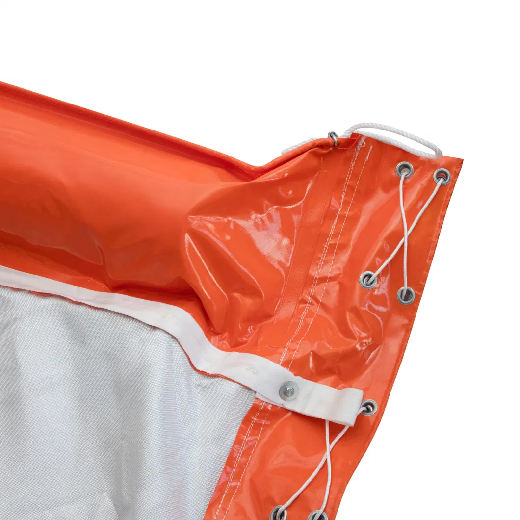 ผ้าม่านดิน Pvc พลอย ผ้าม่านดิน บูมขัดขวาง Eco Friendly น้ํามันกระจายบูม 3