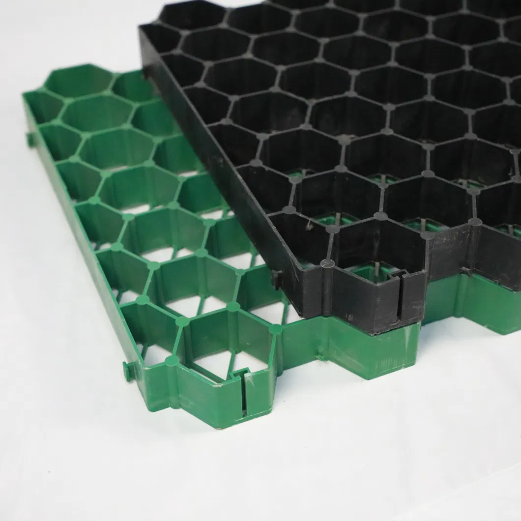 HDPE พลาสติก หน่วยรักษาความมั่นคงของหญ้า สําหรับที่จอดรถ 1