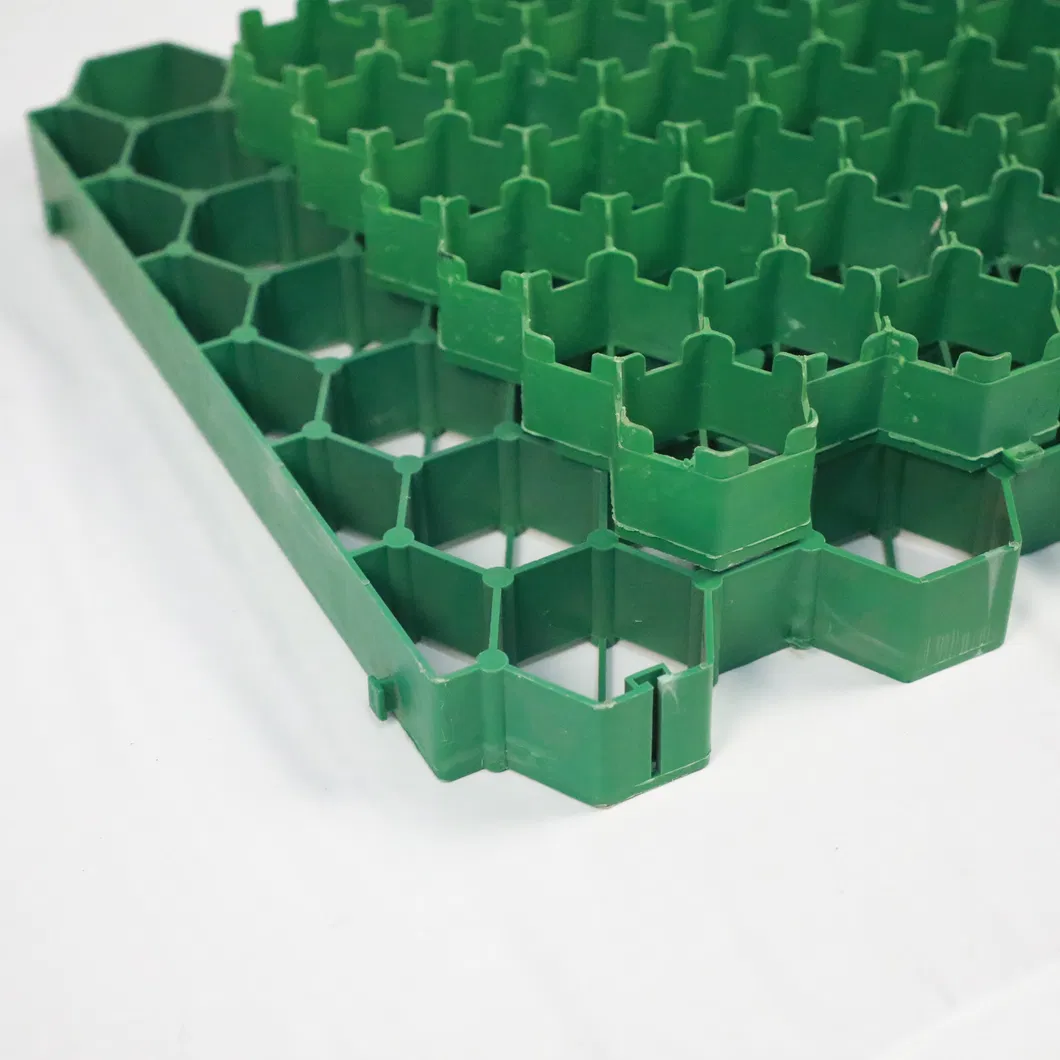 HDPE พลาสติก หน่วยรักษาความมั่นคงของหญ้า สําหรับที่จอดรถ 3