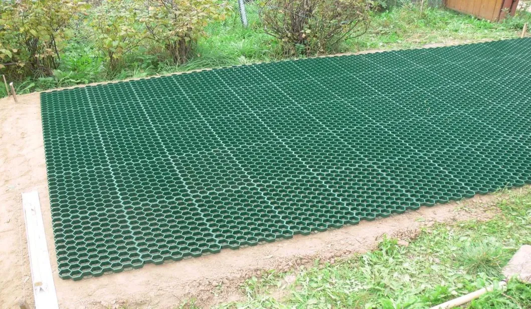 HDPE พลาสติก หน่วยรักษาความมั่นคงของหญ้า สําหรับที่จอดรถ 8