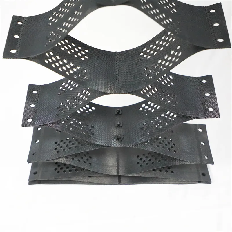 สายพานกระชับถนน HDPE สีดํา สายพานกระชับถนน 4