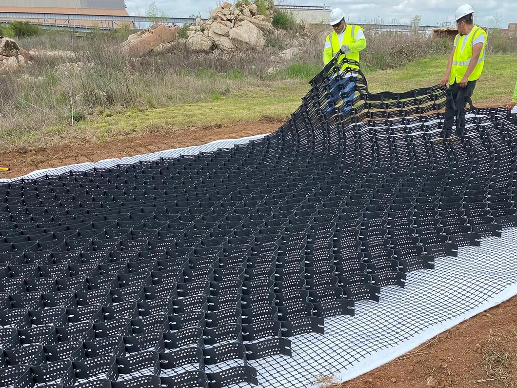 สายพานกระชับถนน HDPE สีดํา สายพานกระชับถนน 8