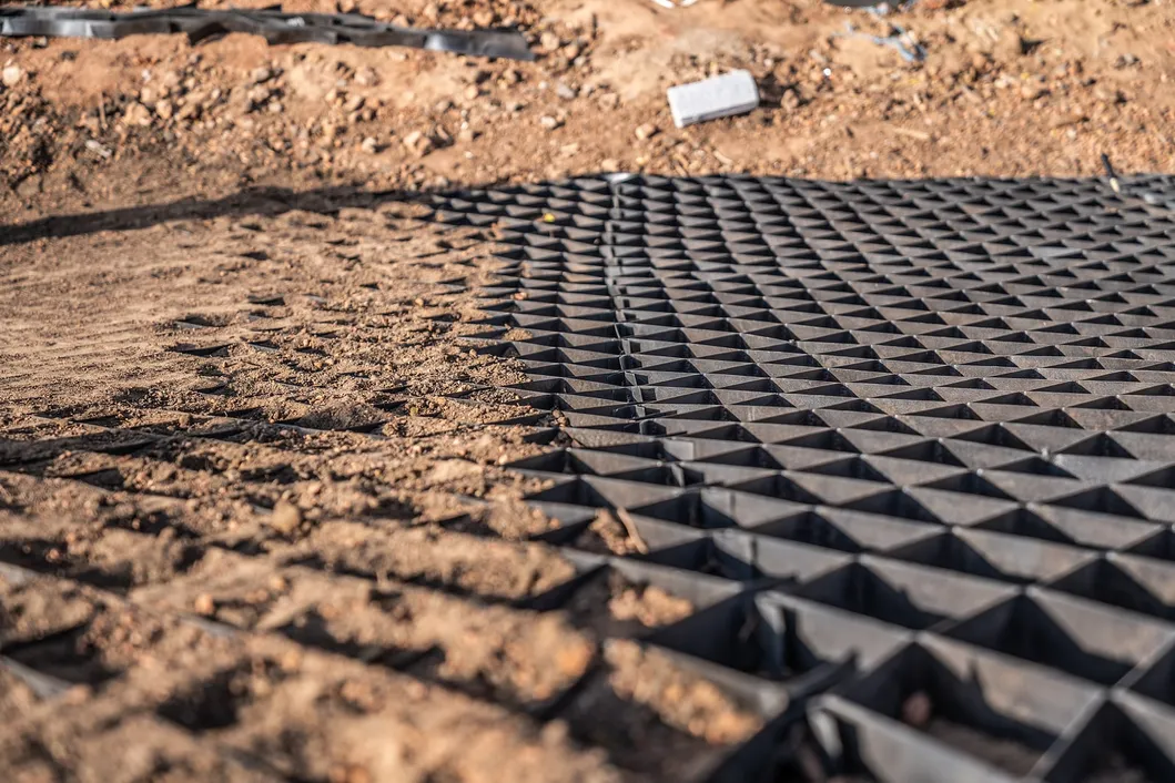 สายพานกระชับถนน HDPE สีดํา สายพานกระชับถนน 11
