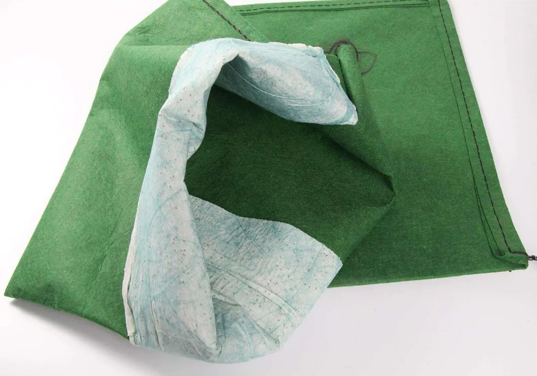 กระเป๋าสะพายน้ําไม่เนื้อ โพลีเอสเตอร์ / PP Geobag สําหรับการป้องกันชันและเขื่อนหญ้าเพื่อปกป้องสิ่งแวดล้อม 2