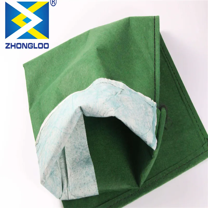 กระเป๋าสะพายน้ําไม่เนื้อ โพลีเอสเตอร์ / PP Geobag สําหรับการป้องกันชันและเขื่อนหญ้าเพื่อปกป้องสิ่งแวดล้อม 8