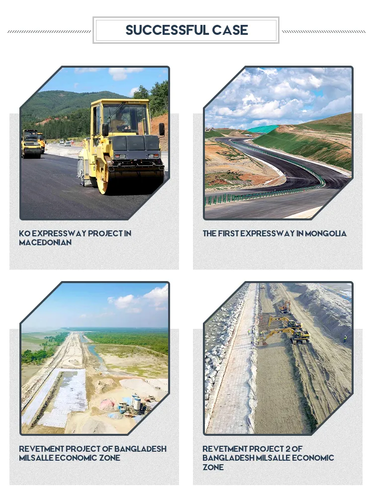 PP พลาสติก PE สายเดียว Polyester Geogrid Gravel Grid Stabilizer สําหรับการเสริมดิน 23