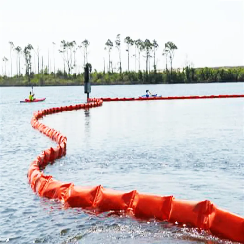 ม่านกักตะกอน PVC ลอยน้ำ, บูมกักสิ่งปนเปื้อน, เป็นมิตรต่อสิ่งแวดล้อม, บูมกักน้ำมันรั่ว, ม่านกักตะกอนลอยน้ำสำหรับสภาพแวดล้อมทางน้ำ 0