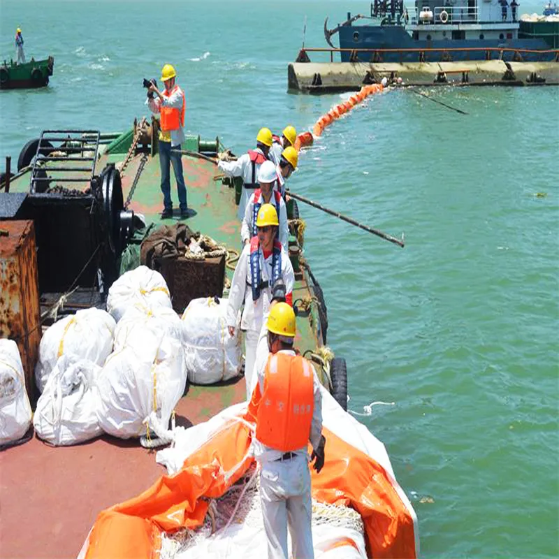 ม่านกักตะกอน PVC ลอยน้ำ, บูมกักสิ่งปนเปื้อน, เป็นมิตรต่อสิ่งแวดล้อม, บูมกักน้ำมันรั่ว, ม่านกักตะกอนลอยน้ำสำหรับสภาพแวดล้อมทางน้ำ 1