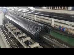 PE Geotextile Geogrid แกนเดียว 150kn 180kn สำหรับการรักษาเสถียรภาพของดิน