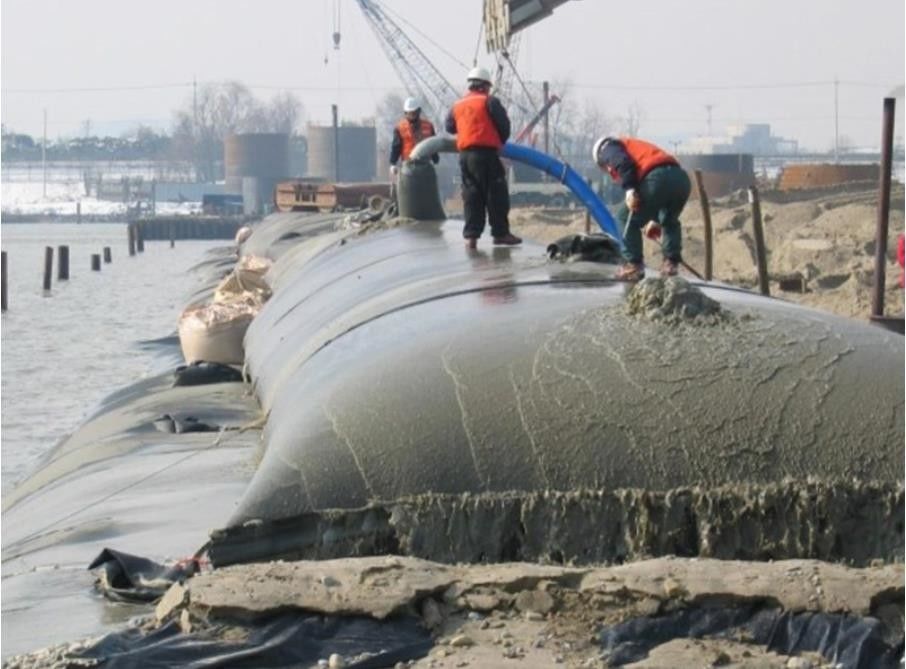 Polypropylene Woven Geotextile Geotube Dewatering Bags Filter 7.5x10ft