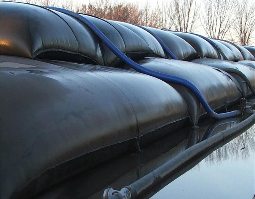Polypropylene Woven Geotextile Geotube Dewatering Bags Filter 7.5x10ft