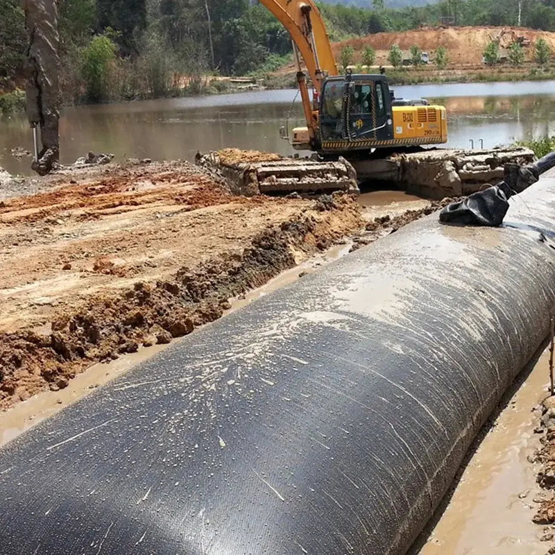 540g Pp Woven Geotube Bags Geotextile Filter สำหรับการบำบัดน้ำเสียตะกอนน้ำเสีย