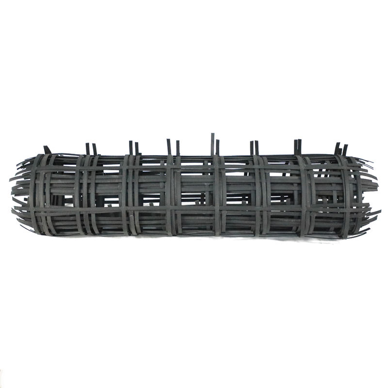 Geogrid เชื่อมพลาสติกเหล็กสำหรับทางเท้า