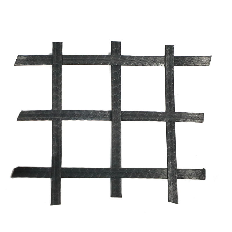 PET Two Way Stretch Welding ผู้จัดจำหน่ายผลิตภัณฑ์ Geogrid Integral Biaxial