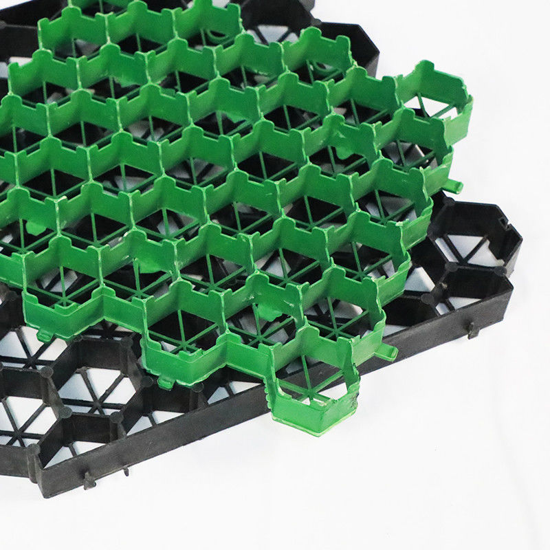 200ton / Sqm Interlocking Turf Plastic Car Parking Grid สำหรับการเสริมแรงที่จอดรถ