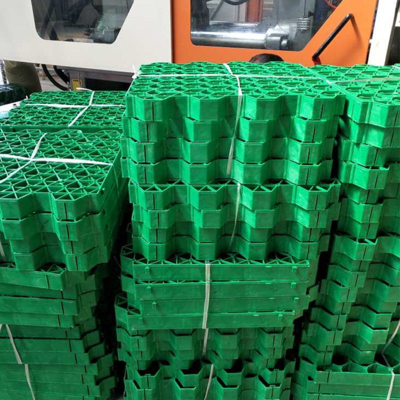 กลางแจ้ง HDPE รังผึ้งหญ้าพลาสติกกริด Stabilizer สำหรับสวนที่จอดรถ