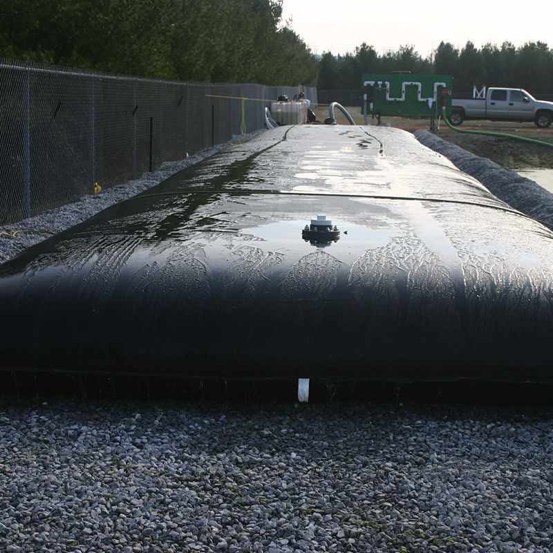 ถุงแยกน้ำ Geotextile Geotextile สีดำสำหรับตัวกรอง Dewatering ตะกอน