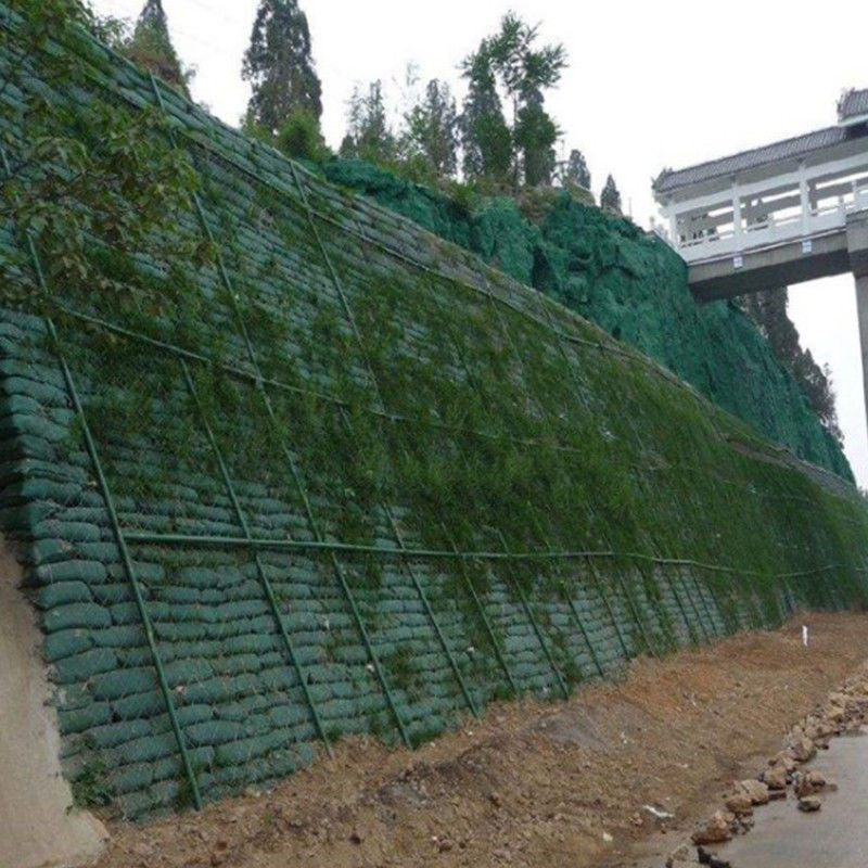 0.8-1.2mm ความหนา โพลีเอสเตอร์ ไม่เนื้อเยื่อ Geotextile Geobag ถุงทรายขนาดใหญ่ Geo Bag