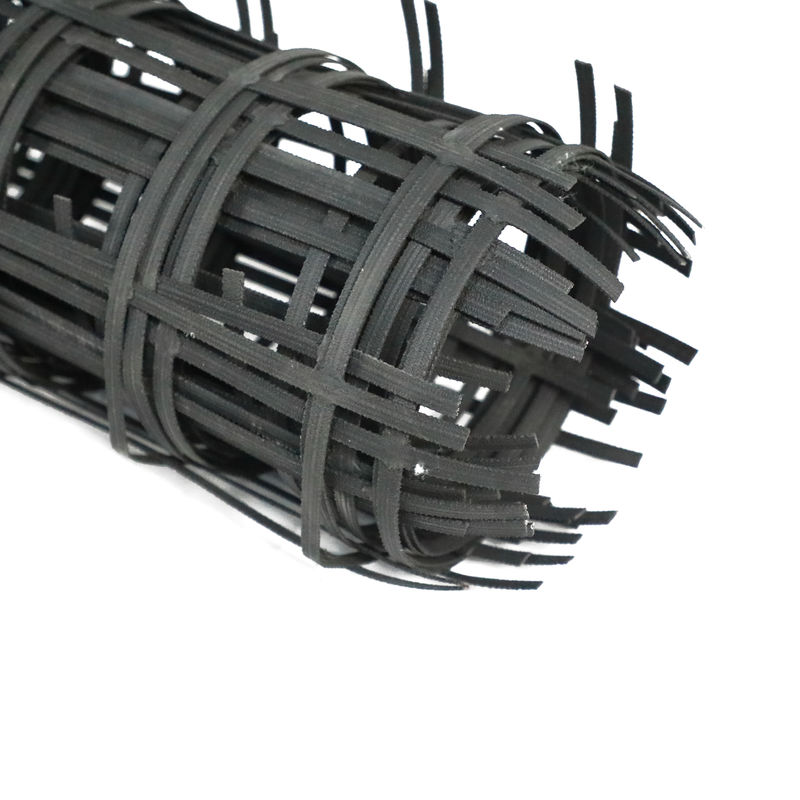 80kn เหล็กพลาสติก Geogrid กับกรดและอัลคาลีความทนทานสําหรับความคุ้มกันคลาน Subgrade