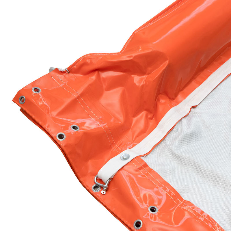 รั้วลอยบนพื้นดินแบบ PVC สําหรับการไหลน้ํามันและการกั้นลอยอื่น ๆ