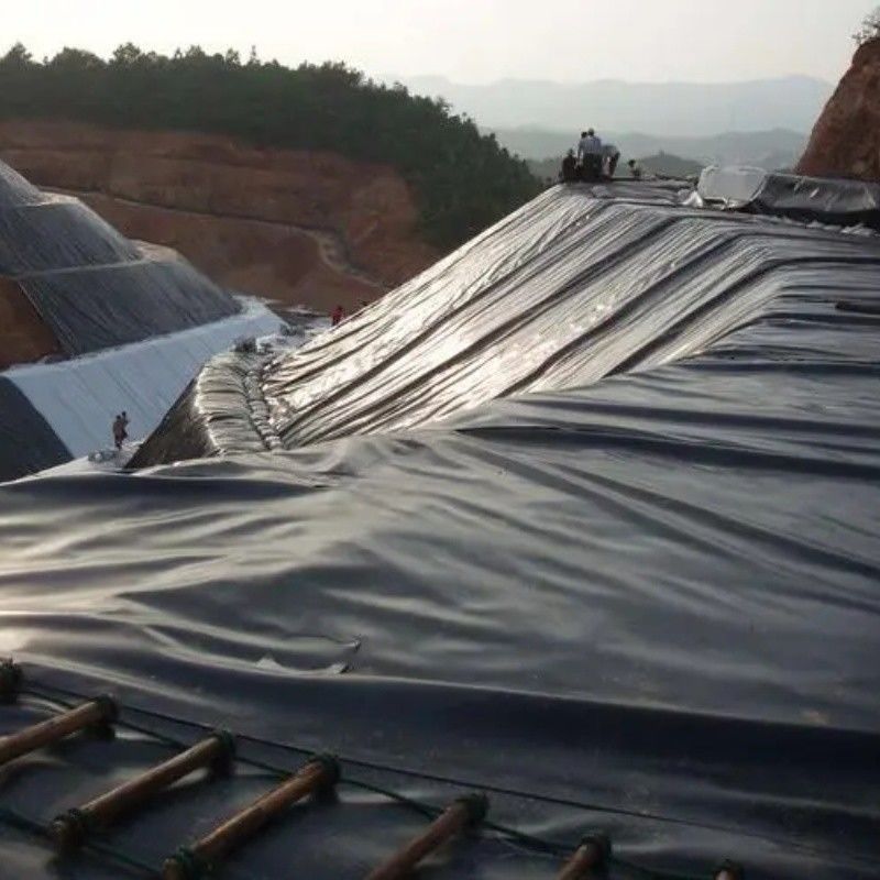 0.5mm 1mm 1.5mm พลาสติก กันน้ํา สัตว์เลี้ยงปลา Geomembrane Hdpe Liner สัตว์เลี้ยงปลา Wholesale Geomembrane Pond Liner