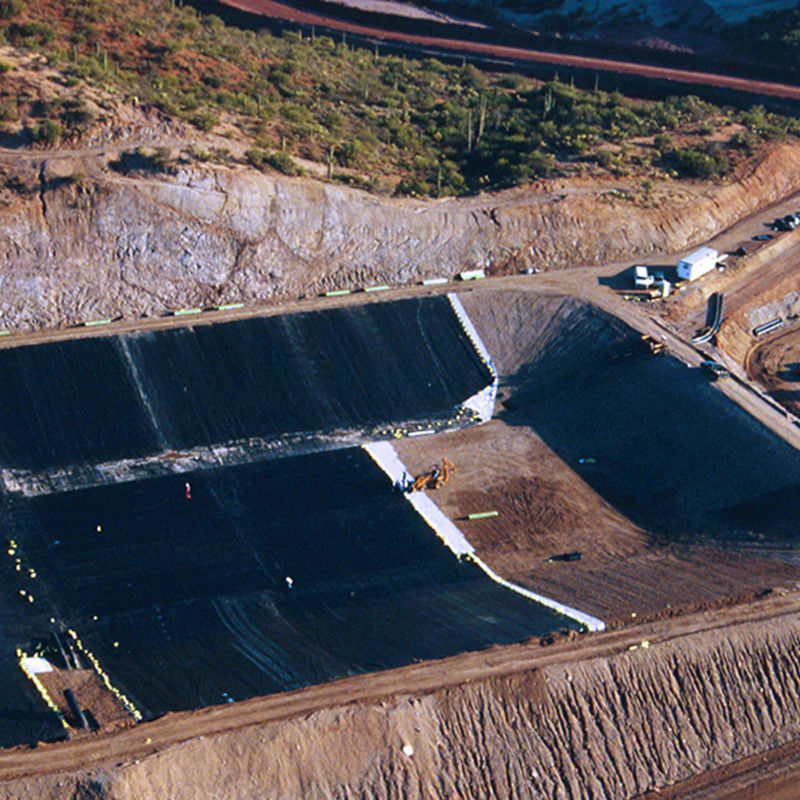HDPE/LDPE Geomembrane 1.0mm/1.5mm/2.0mm สําหรับกันน้ํา / ลายสระปลา / จุดเก็บขยะ / ทะเลเทียม / เหมือง / เขื่อน / ลายสระ