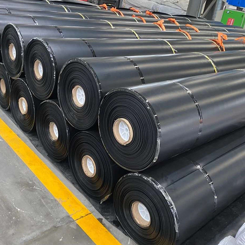 100% Virgin ASTM Anti-Seepage Waterproof HDPE LDPE LLDPE Geomembrane สําหรับการขุดเหมืองแร่