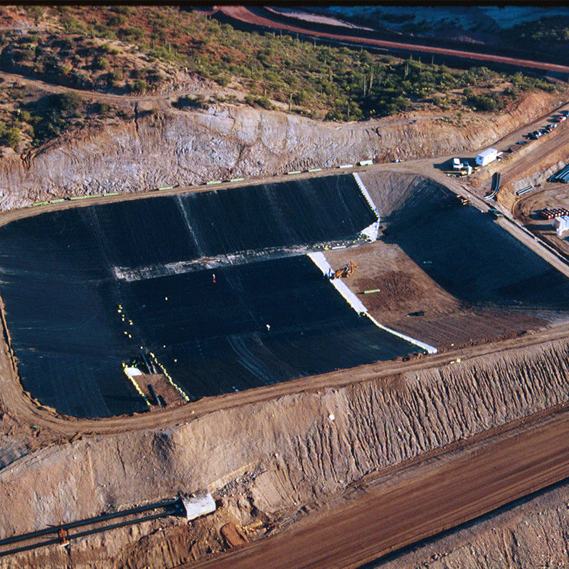 100% Virgin ASTM Anti-Seepage Waterproof HDPE LDPE LLDPE Geomembrane สําหรับการขุดเหมืองแร่