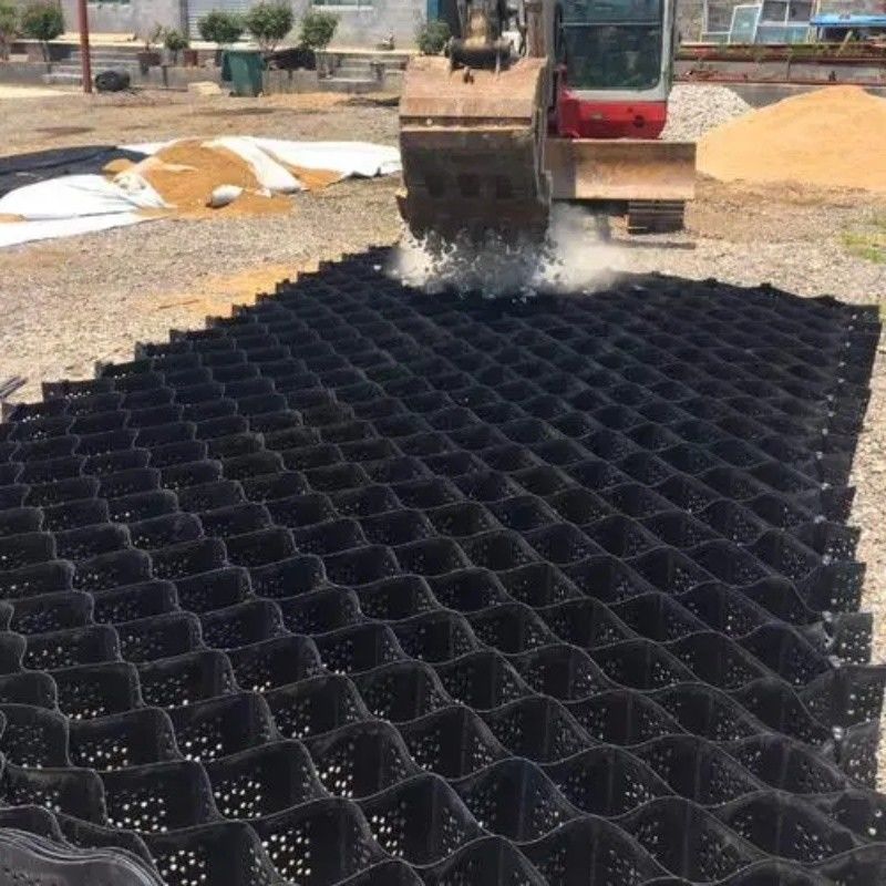 สายพานกระชับถนน HDPE สีดํา สายพานกระชับถนน