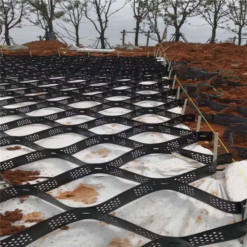 สายพานกระชับถนน HDPE สีดํา สายพานกระชับถนน
