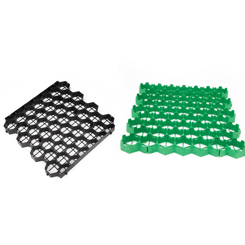38 มม / 48 มม / 68 มม พลาสติกหญ้าเกรด ผนังป้องกันหญ้า HDPE Pavers Grid สําหรับระบบเสริมพื้น