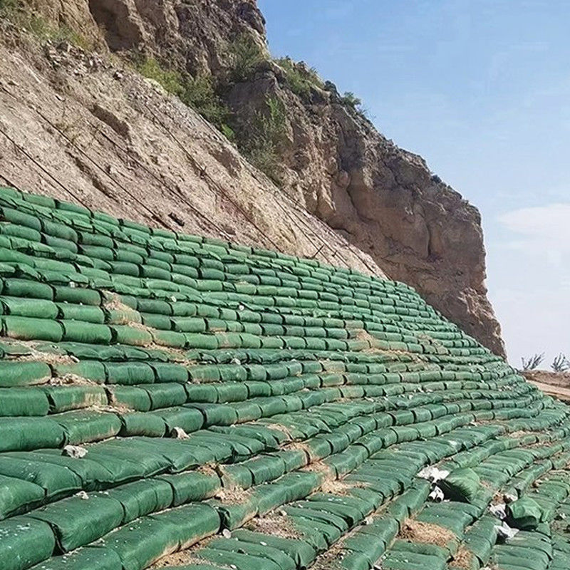ถุงบรรจุภัณฑ์ geotextile PP/PET ไม่ทอเกรดวิศวกรรมสำหรับการป้องกันชายฝั่ง การรักษาเสถียรภาพของคันดิน และการควบคุมการกัดเซาะ