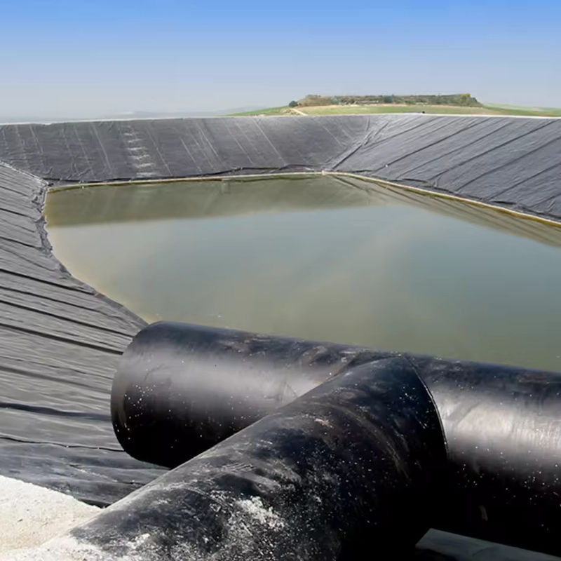 ปรับปรุง HDPE LDPE LLDPE PVC Geomembranes สระล่างสําหรับสระปลาและกุ้ง & สระล่างพลิเอธีลีนเสริม