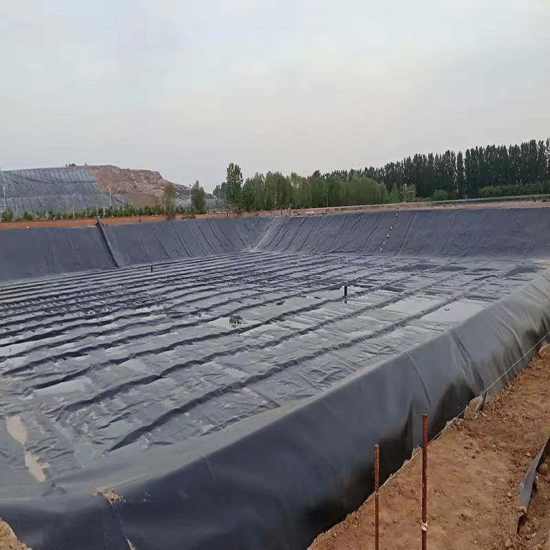 ปรับปรุง HDPE LDPE LLDPE PVC Geomembranes สระล่างสําหรับสระปลาและกุ้ง & สระล่างพลิเอธีลีนเสริม