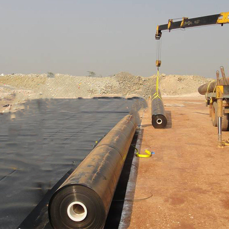 ผืนสระ HDPE ที่ทน UV ไม่ผ่านน้ํา สําหรับปลูกปลา การเกษตร เขื่อน ที่เก็บขยะ การปลูกปลา บิโอไดจีสเตอร์ การทําเหมืองแร่