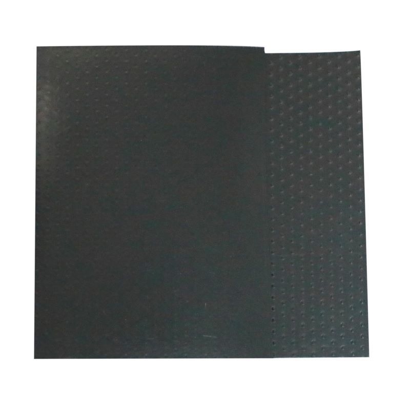 แผ่นรองบ่อ HDPE สีดำทนความร้อนสูงกันน้ำสำหรับปูหลังคา แผ่นรองบ่อปลา แผ่นรองบ่อขยะ เหมืองแร่