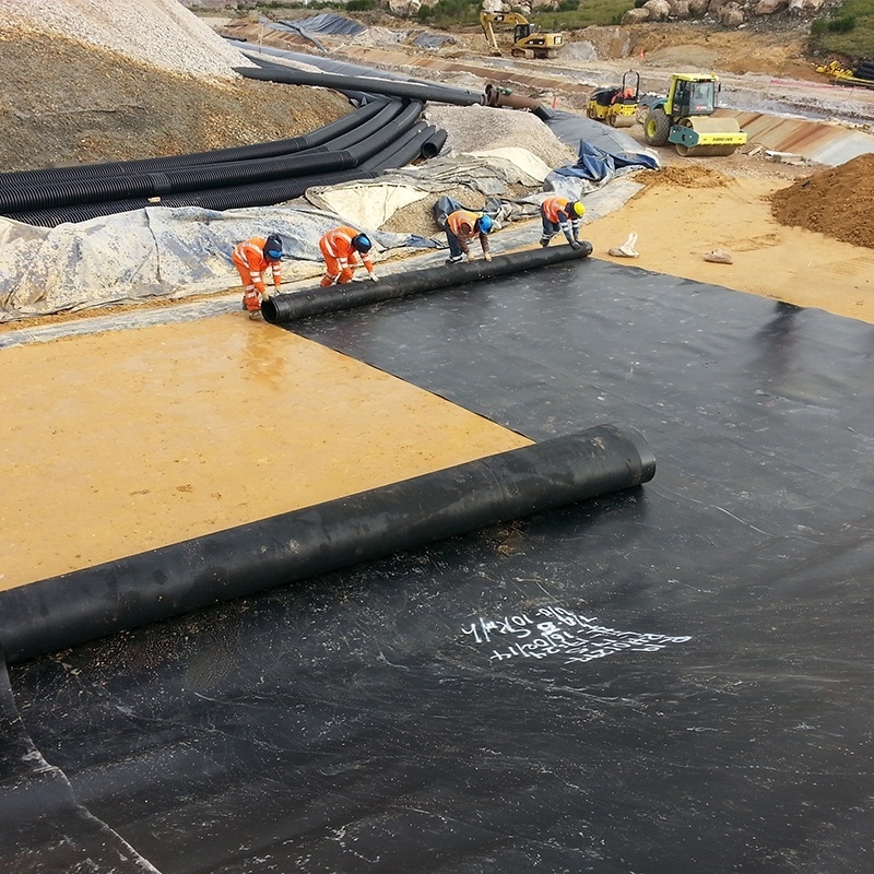 HDPE Geomembrane Liner สําหรับการปลูกปลาในปลา, ฟาร์มปลา, สระ, เขื่อน, สระ, และการใช้งานในการเก็บน้ํา
