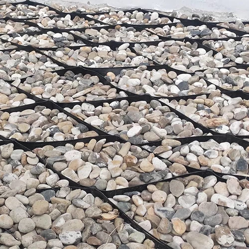 HDPE Geocells ทนทาน พื้นผิวเรียบ HDPE Geocell สำหรับทางเข้า การควบคุมการกัดเซาะสำหรับทางลาด การรองรับกำแพงกันดิน