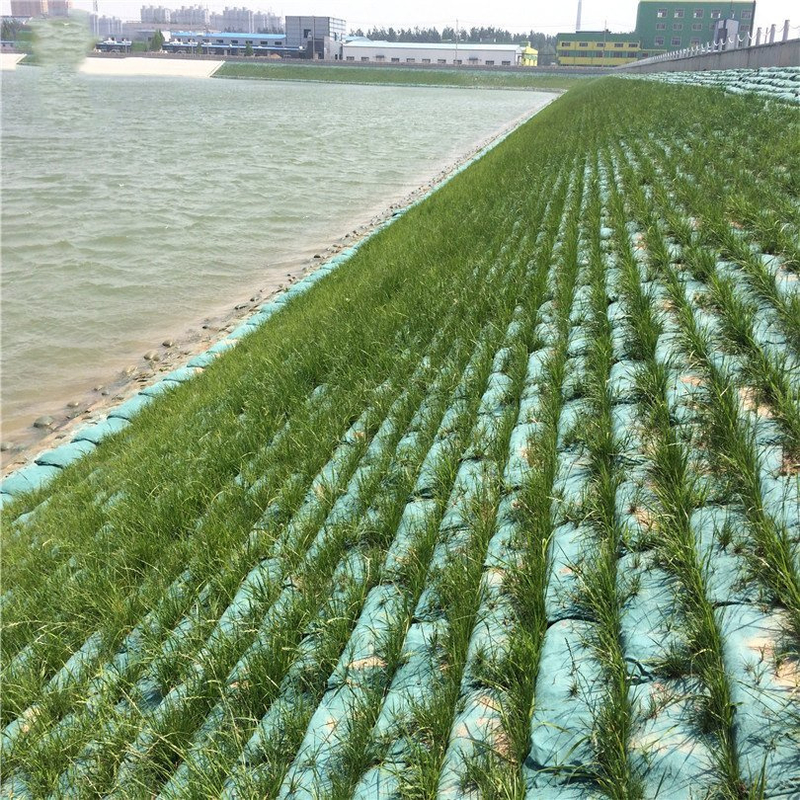 โรงงานอุตสาหกรรม 40*80cm Geotextile Geobag สําหรับการป้องกันหินทางด่วน Geotextile Geobag การปลูกป่า การปลูกหญ้า การควบคุมน้ําท่วม Geotextile Geobag