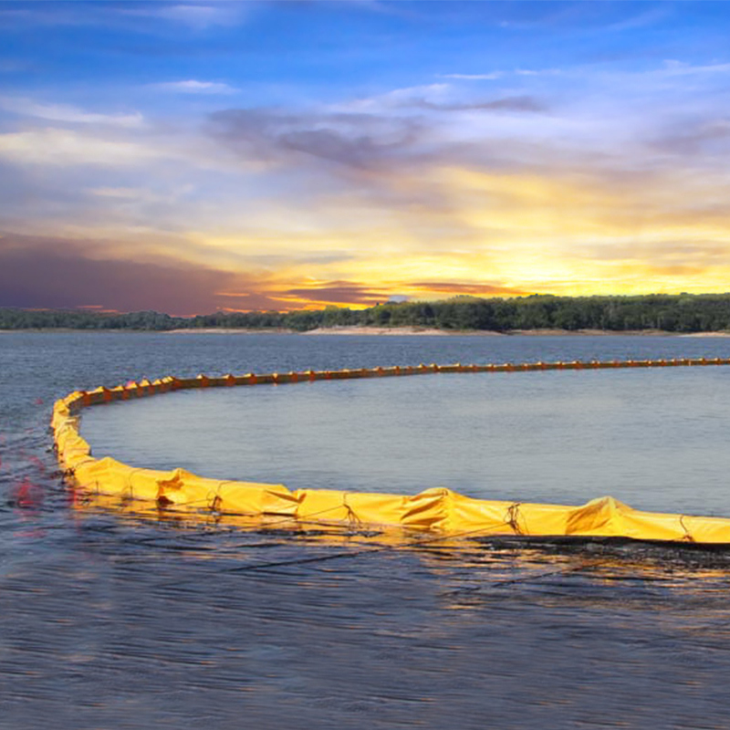 ม่านกักตะกอน PVC ลอยน้ำ, บูมกักสิ่งปนเปื้อน, เป็นมิตรต่อสิ่งแวดล้อม, บูมกักน้ำมันรั่ว, ม่านกักตะกอนลอยน้ำสำหรับสภาพแวดล้อมทางน้ำ