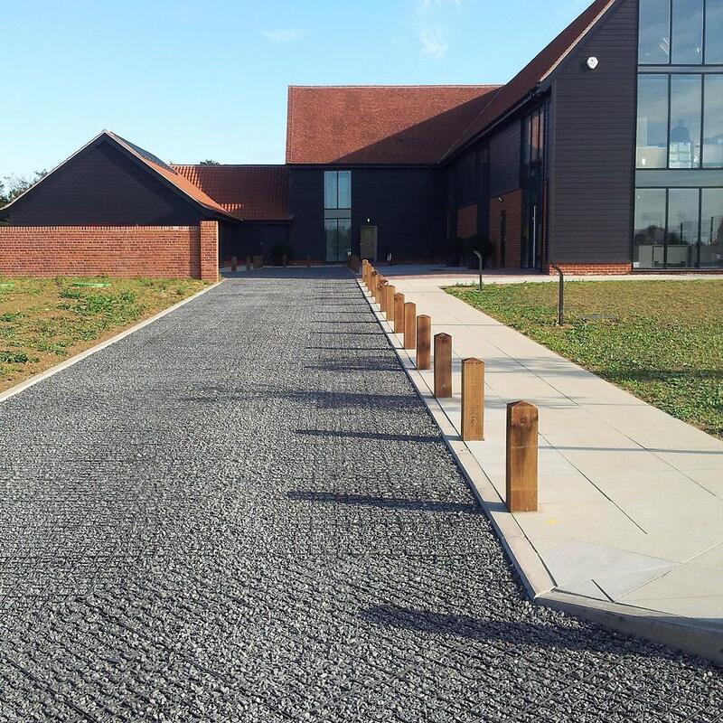 HDPE พลาสติกหญ้ากรีดสําหรับหญ้า พื้นที่จอดรถ คลื่นลม การควบคุมการบดดิน การปรับความมั่นคงของดิน ถนนหินหินหินหินหินหินหินหินหินหิน