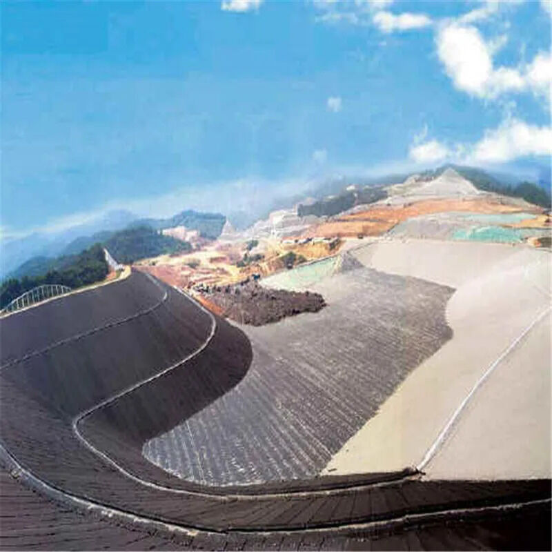 แผ่นรองบ่อ HDPE Geomembrane สีดำทนทาน หนา 0.5 มม. – 2.0 มม. สำหรับบ่อปลาทรงกลม, การเก็บกักน้ำเพาะเลี้ยงสัตว์น้ำ, อ่างเก็บน้ำ และการใช้งานกันซึมสำหรับเขื่อน